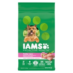 NOURRITURE SÈCHE POUR CHIENS ADULTES DE PETITE RACE IAMS(MC) RECETTE AVEC POULET ET GRAINS ENTIERS image
