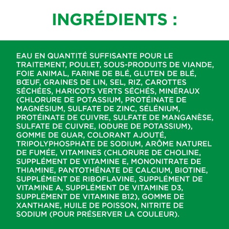NOURRITURE HUMIDE POUR CHIENS ADULTES IAMS(MC) PROACTIVE HEALTH(MC) SAVEUR DE BŒUF, RIZ, CAROTTES ET HARICOTS VERTS, MORCEAUX EN SAUCE image 1