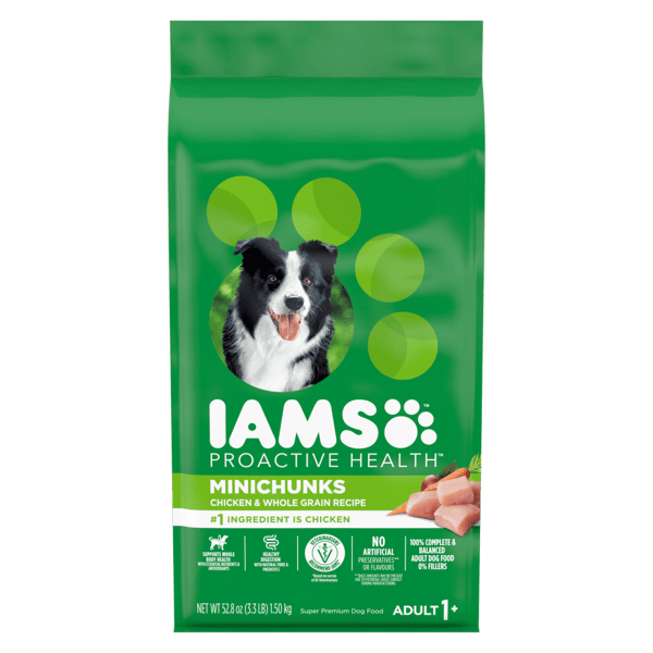 IAMS™ PROACTIVE HEALTH™ MINICHUNKS CHICKEN & WHOLE GRAINS ADULT DRY DOG FOOD image 1