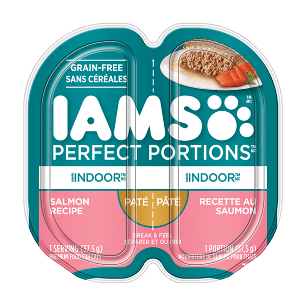 IAMS™ PERFECT PORTIONS™ Indoor Wet Cat Food Salmon Paté image 1