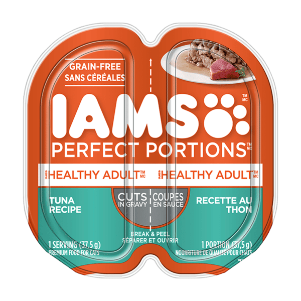 IAMS™ PERFECT PORTIONS™ Indoor Wet Cat Food Tuna Cuts in Gravy image 1