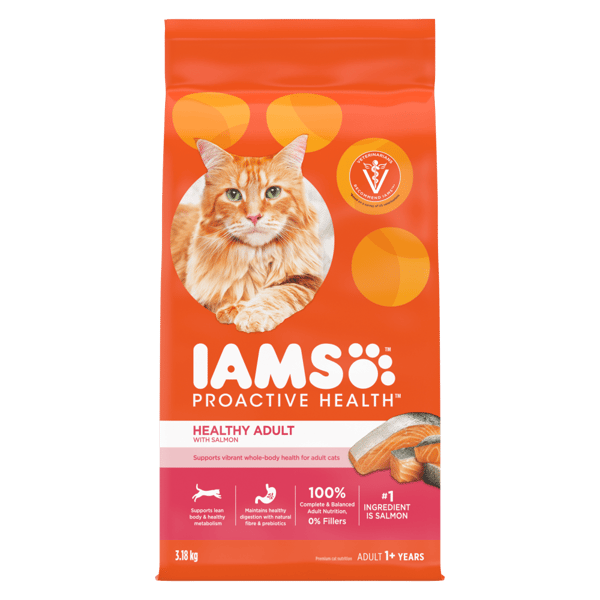IAMS™ PROACTIVE HEALTH™ Healthy Adult Dry Cat Food with Salmon image 1