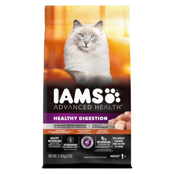 IAMS™ ADVANCED HEALTH™ HEALTHY DIGESTION TURKEY & CHICKEN DRY CAT FOOD image 1
