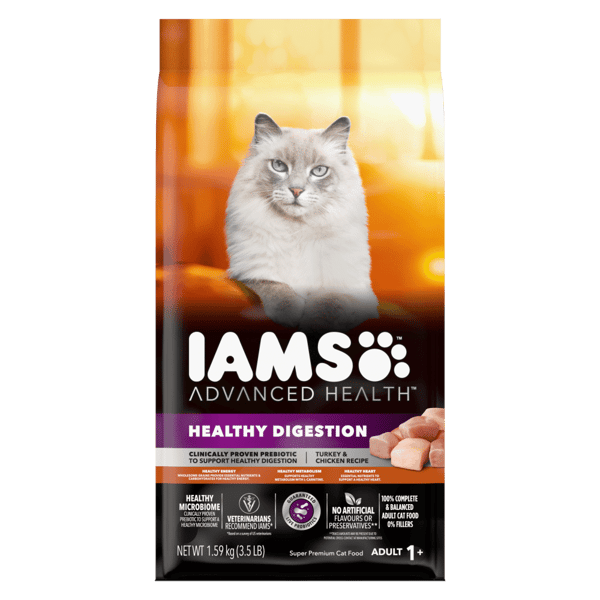 IAMS™ ADVANCED HEALTH™ HEALTHY DIGESTION TURKEY & CHICKEN DRY CAT FOOD image 1