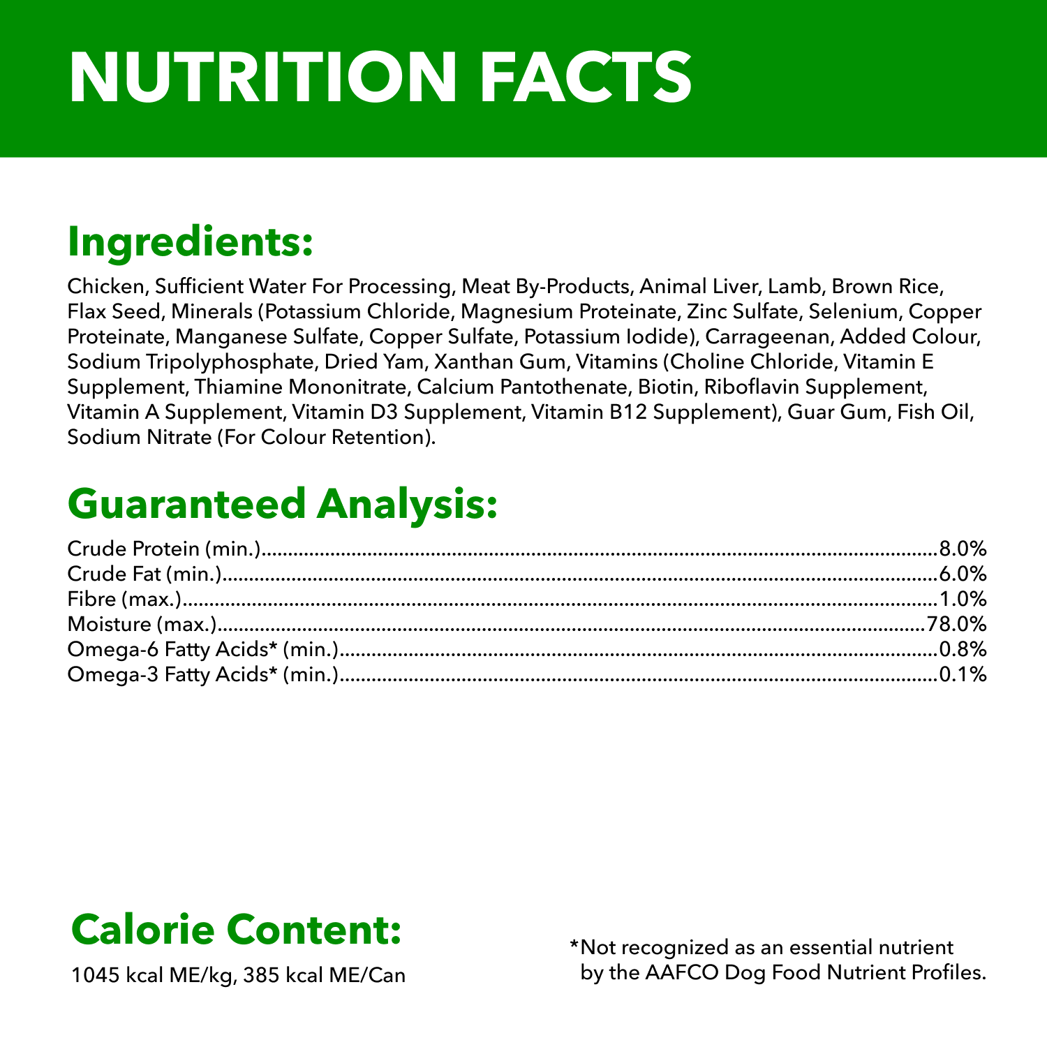 IAMS™ PROACTIVE HEALTH™ Adult Wet Dog Food with Lamb & Rice Classic Ground guaranteed analysis image
