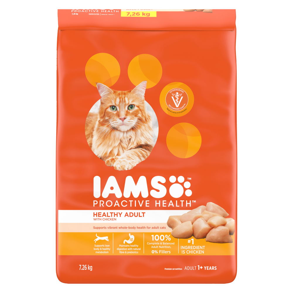 IAMS™ PROACTIVE HEALTH™ HEALTHY ADULT CHICKEN DRY CAT FOOD image 1