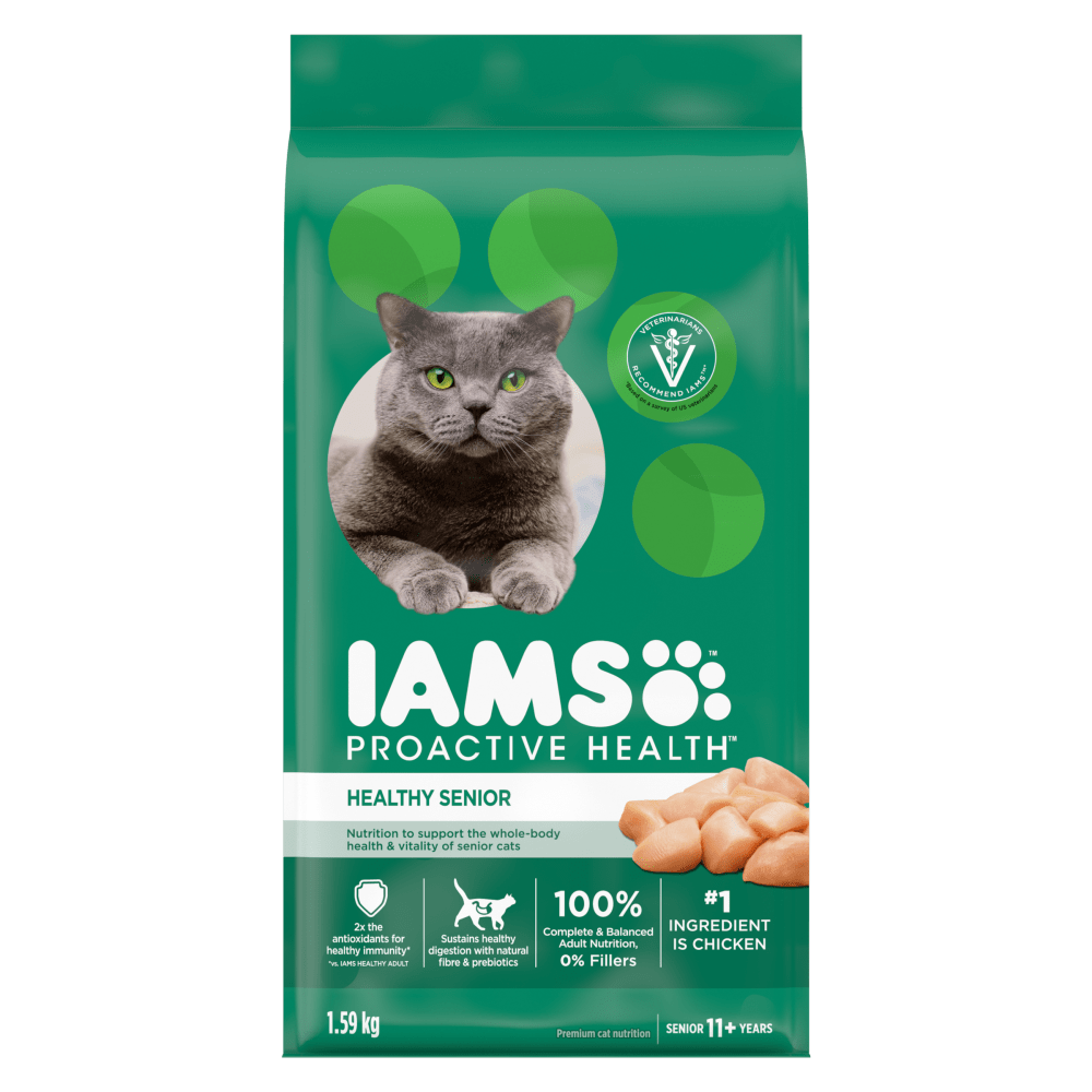 IAMS™ PROACTIVE HEALTH™ HEALTHY SENIOR CHICKEN DRY CAT FOOD image 1