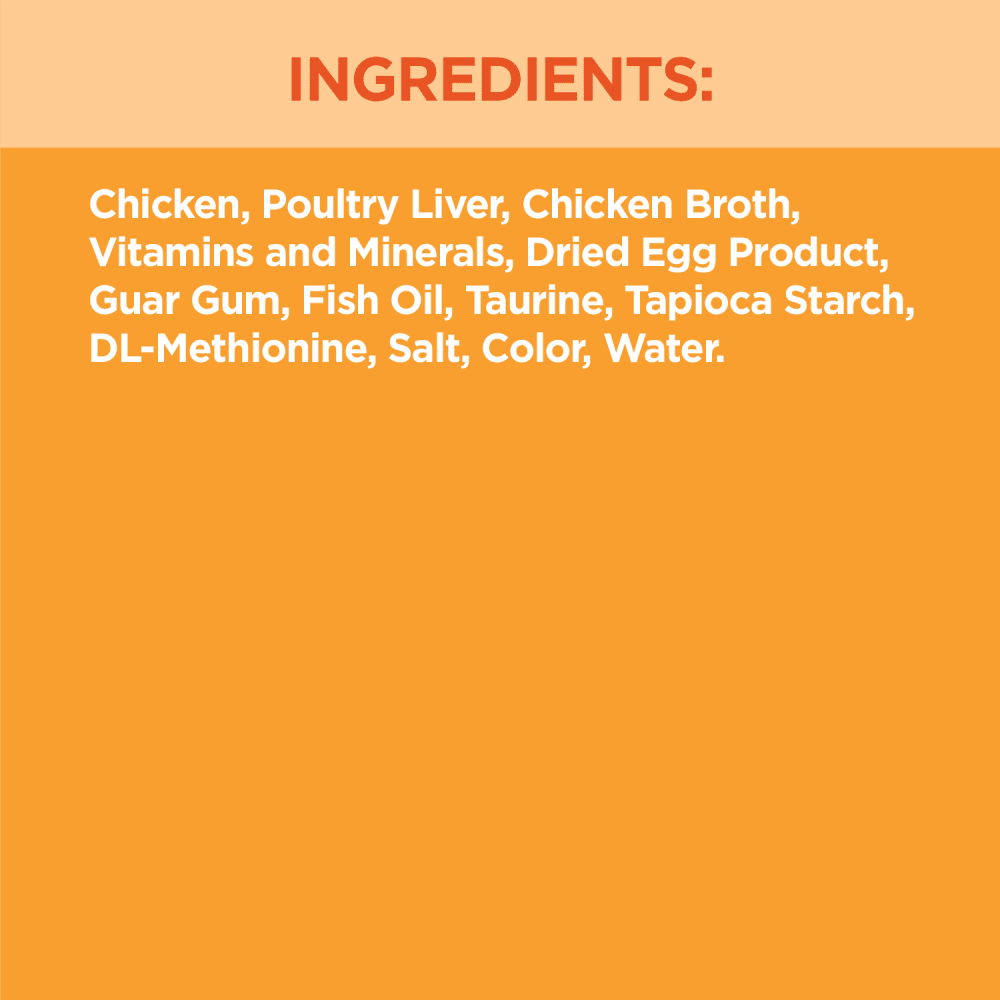 IAMS™ PERFECT PORTIONS™ Healthy Kitten Wet Cat Food Chicken Paté ingredients image
