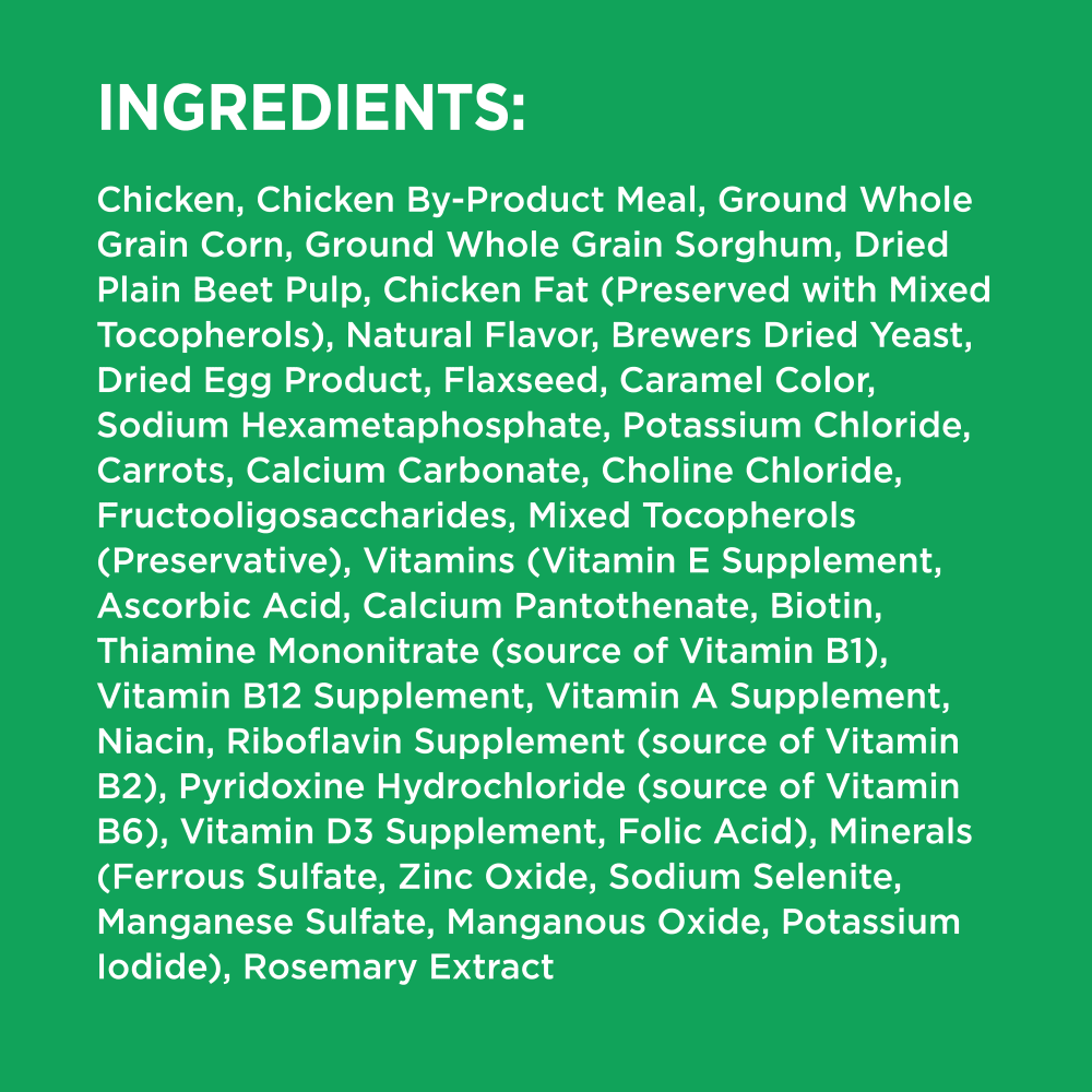 IAMS™ Adult Small Breed Dry Dog Food ingredients image