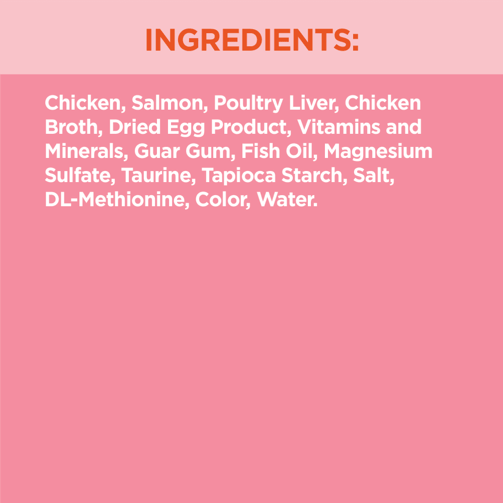 IAMS™ PERFECT PORTIONS™ Healthy Adult Wet Cat Food Salmon Paté ingredients image
