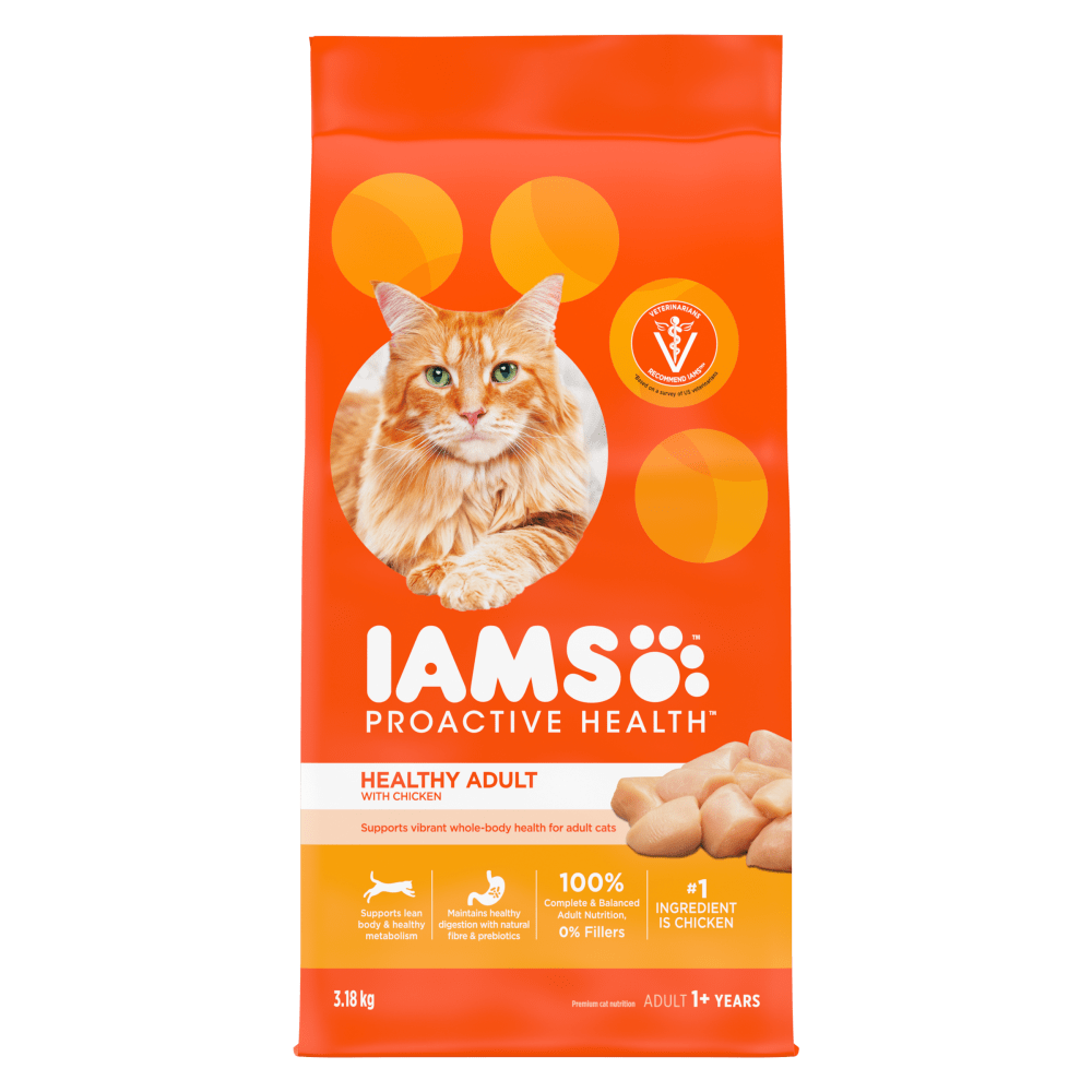 IAMS™ PROACTIVE HEALTH™ HEALTHY ADULT CHICKEN DRY CAT FOOD image 1