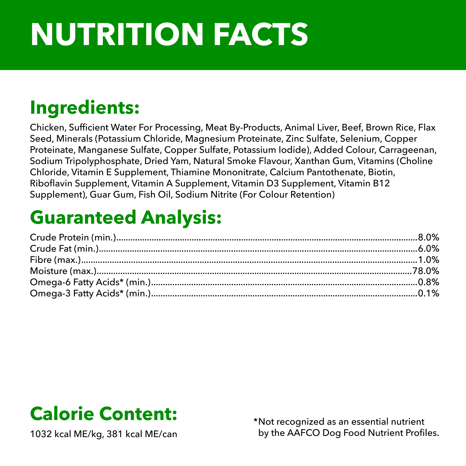 IAMS™ PROACTIVE HEALTH™ Adult Wet Dog Food with Beef & Rice Classic Ground guaranteed analysis image
