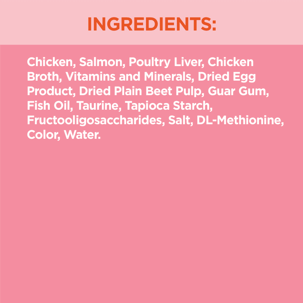 IAMS™ PERFECT PORTIONS™ Indoor Wet Cat Food Salmon Paté ingredients image