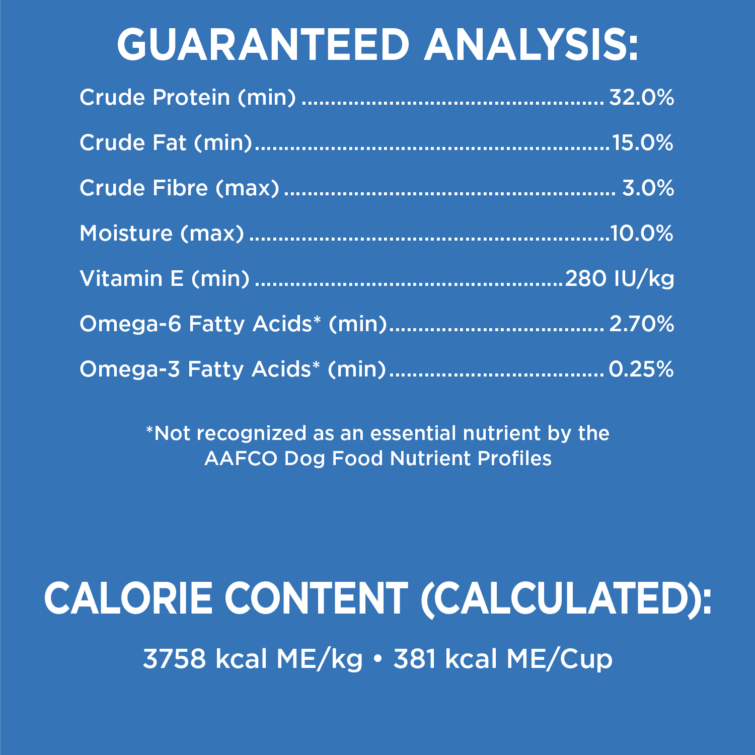 IAMS PROACTIVE HEALTH HEALTHY ENJOYMENT Adult Dry Cat Food Chicken & Salmon Recipe, 2.72kg Bag guaranteed analysis image