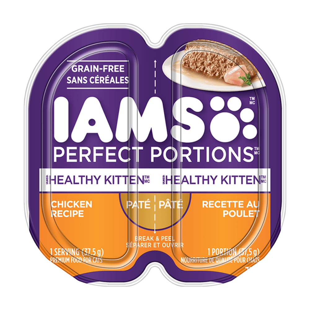IAMS™ PERFECT PORTIONS™ Healthy Kitten Wet Cat Food Chicken Paté image 1